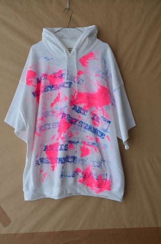 naco paris Oversized Unisex Spat Hoodie Sweater