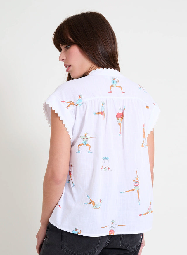 Naf Naf Blouse Aerobic Imprime