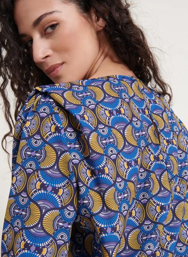 Naf Naf Blouse Bleuet Imprime