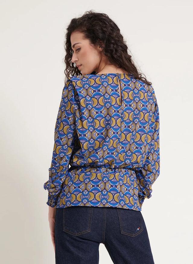 Naf Naf Blouse Bleuet Imprime