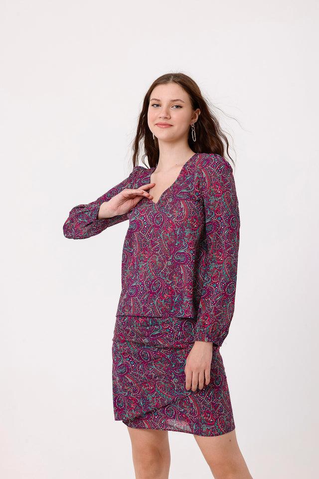 Naf Naf Blouse Blondie Imprime