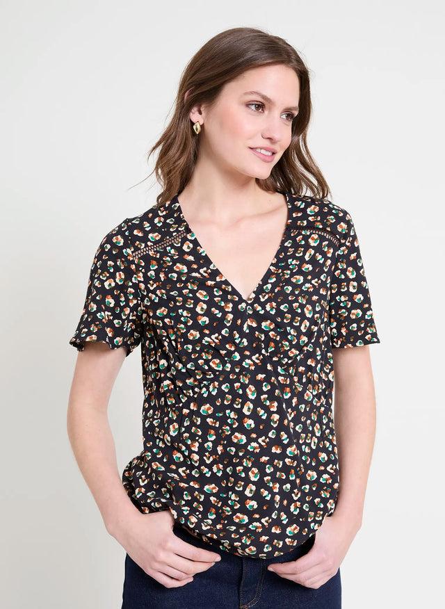 Naf Naf Blouse Foret Imprime