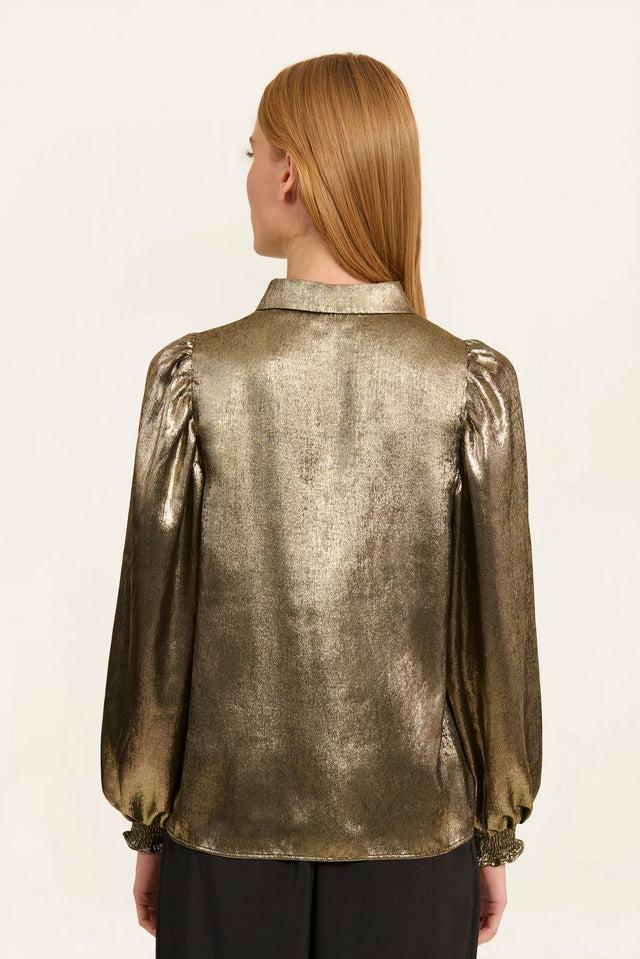 Naf Naf Blouse Goldy Purple