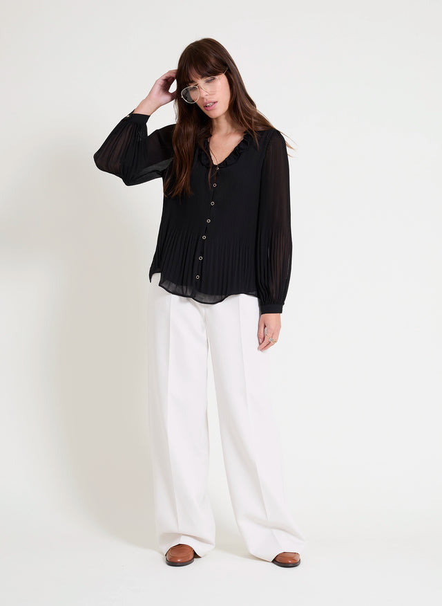 Naf Naf Blouse Huma Noir