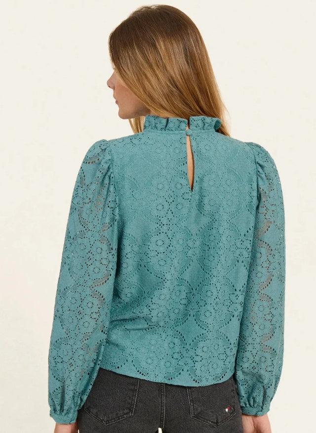Naf Naf Blouse Milou Bleu D'Hiver