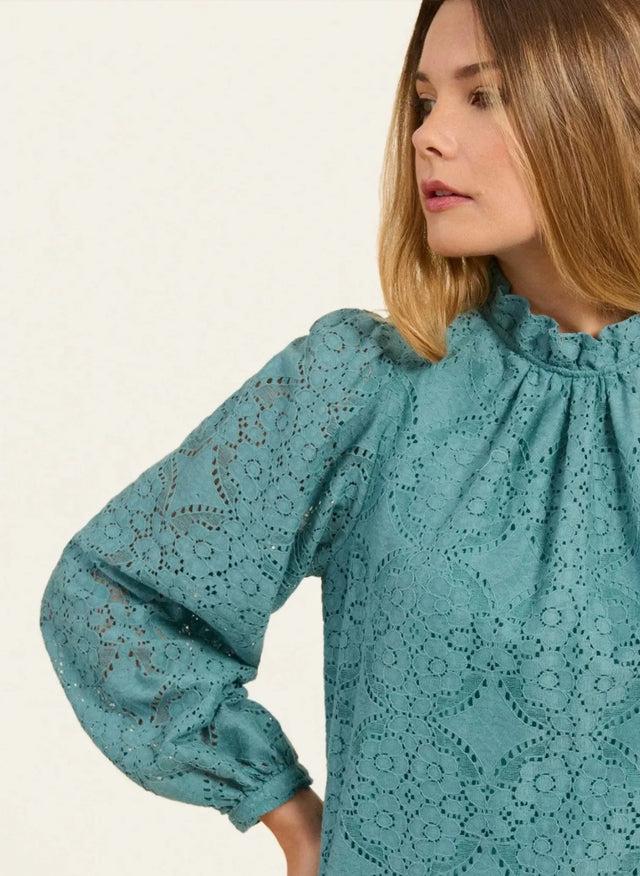 Naf Naf Blouse Milou Bleu D'Hiver