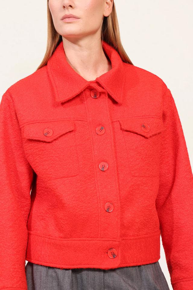 Naf Naf Blouson Blanche Hibiscus