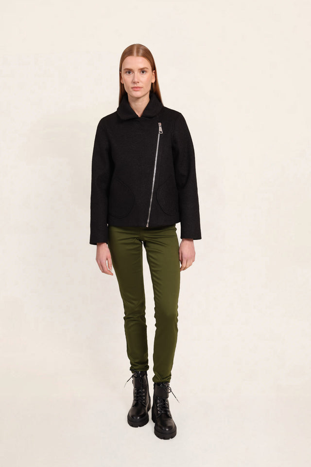 Naf Naf Blouson Bouclette Noir