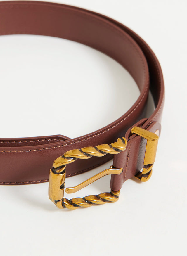 Naf Naf Ceinture Clara Cognac