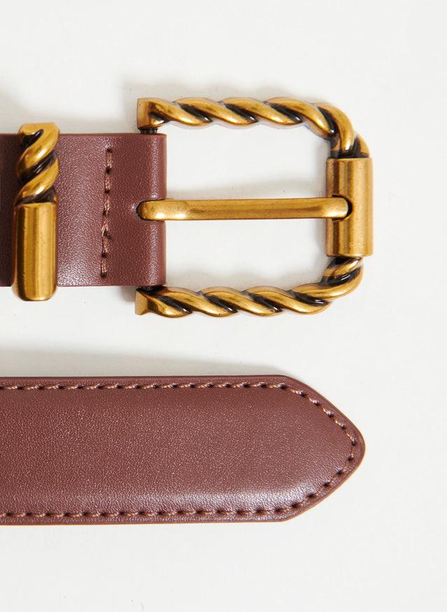 Naf Naf Ceinture Clara Cognac