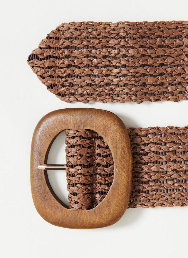 Naf Naf Ceinture Clotilde Marron