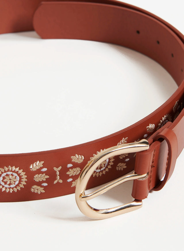 Naf Naf Ceinture Coachella Camel