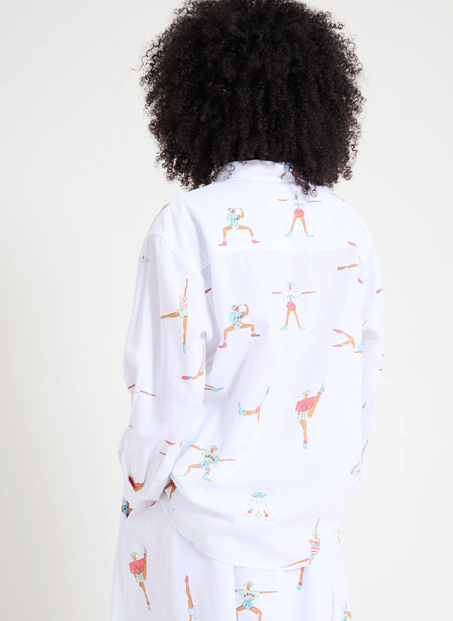 Naf Naf Chemise Aerobic Imprime