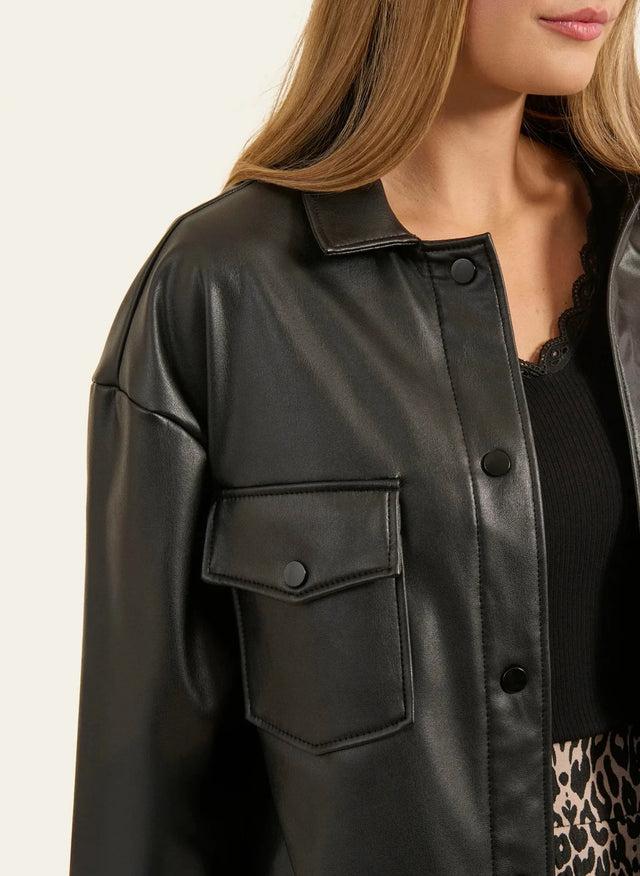 Naf Naf Chemise Ferret Noir