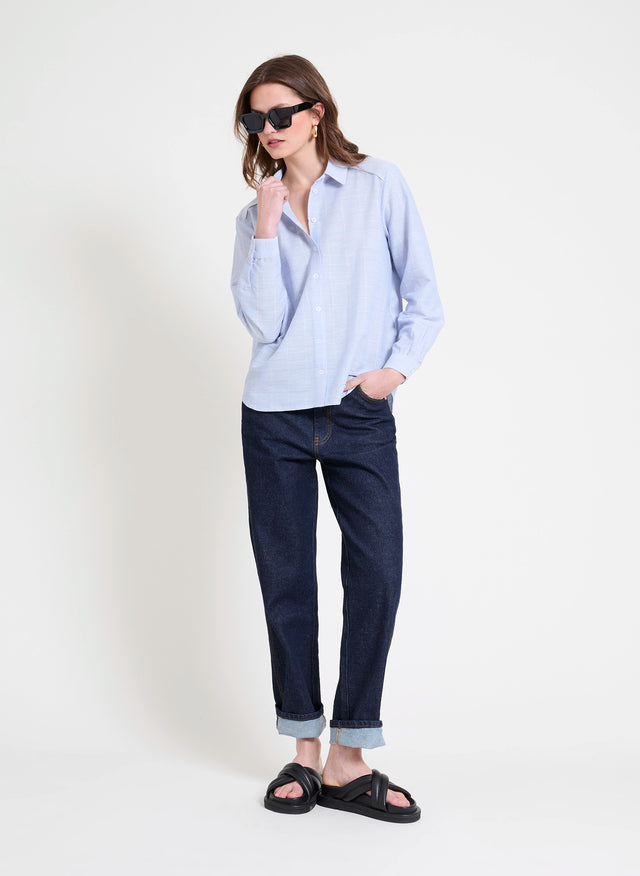 naf naf Chemise Naoya Chambray