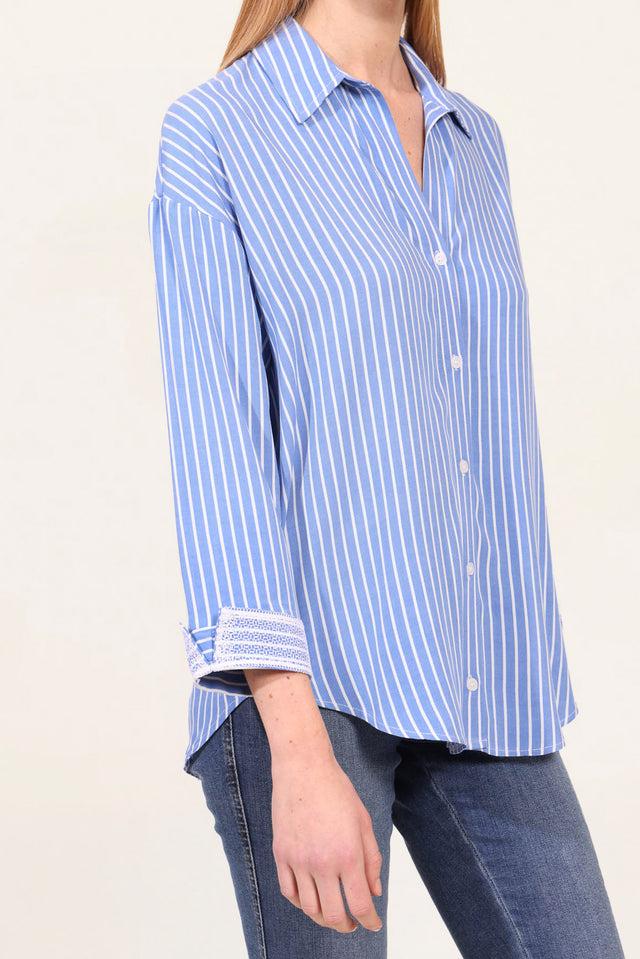 Naf Naf Chemise Nino Bleu Ciel