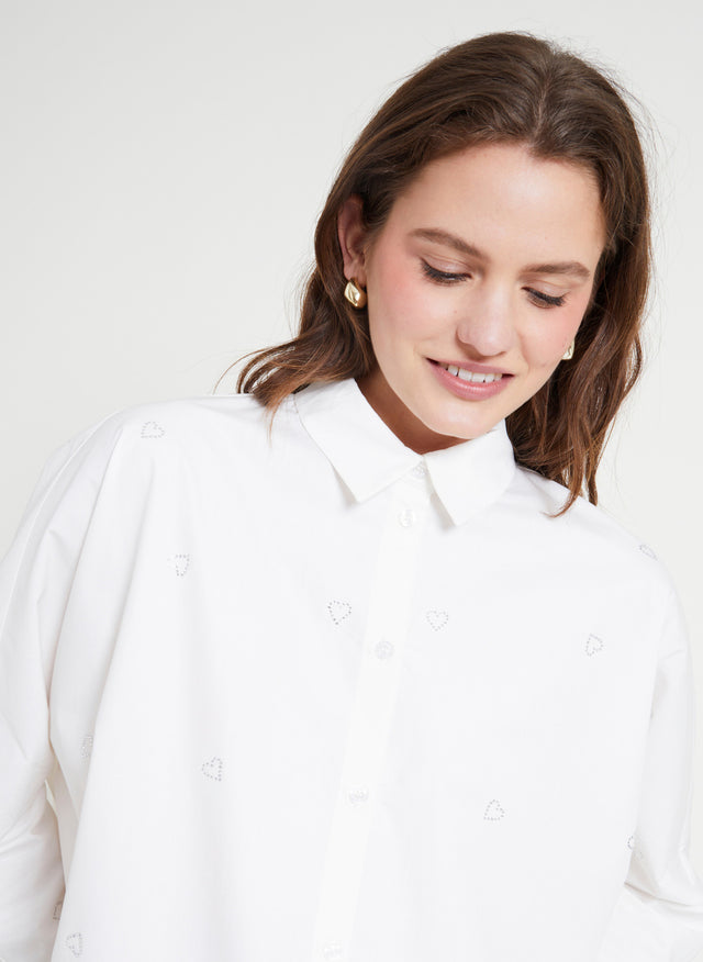 naf naf Chemise Ozil Ecru