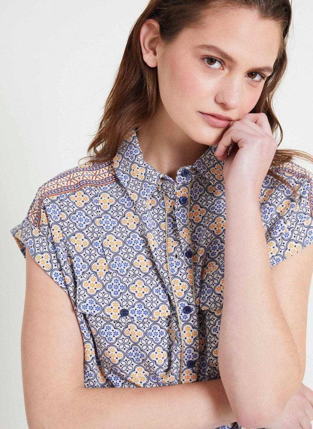 Naf Naf Chemise Rodeo Imprime