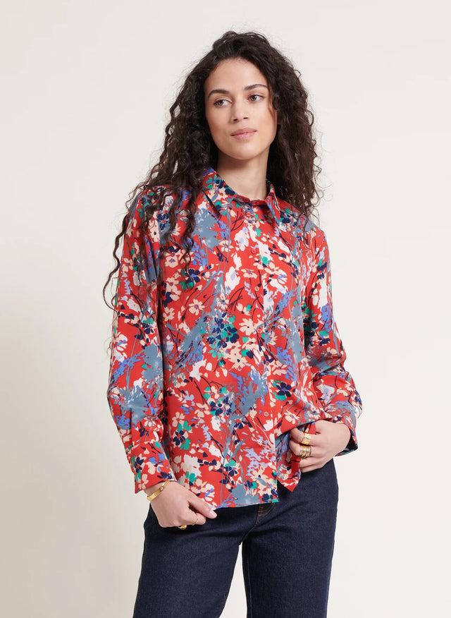 naf naf Chemise Ryana Gris/Orange