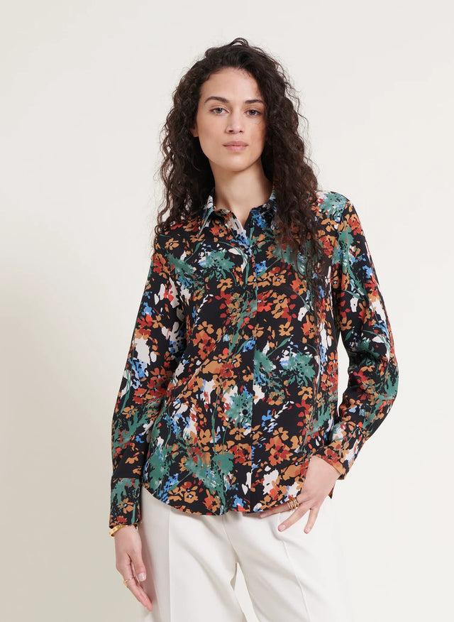 Naf Naf Chemise Ryana Noir/Vert