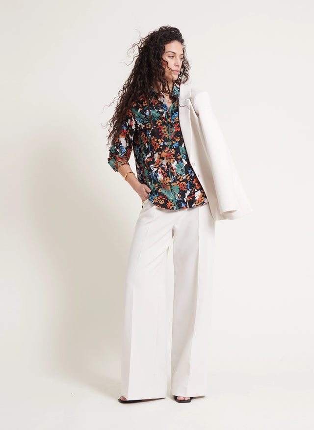 naf naf Chemise Ryana Noir/Vert