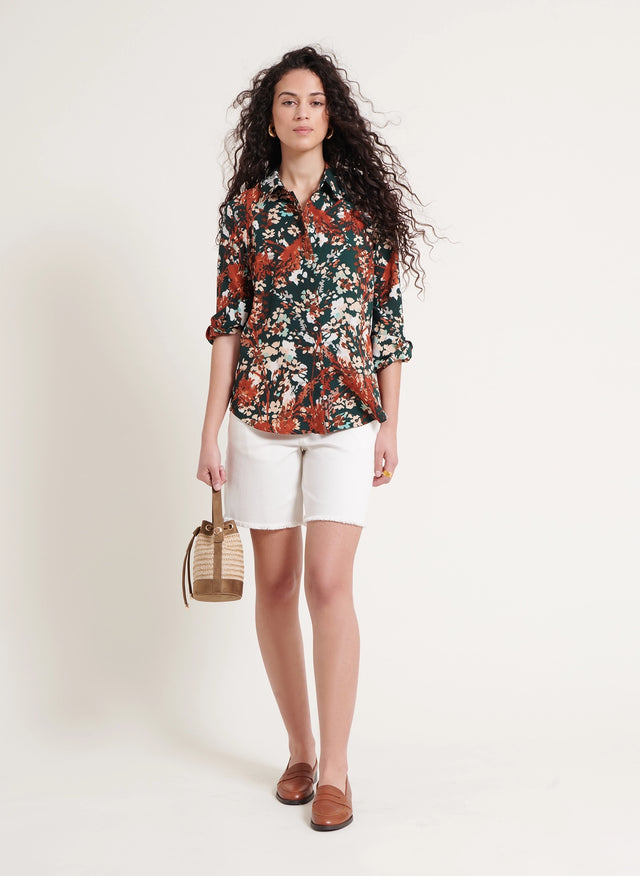 naf naf Chemise Ryana Vert/Gris