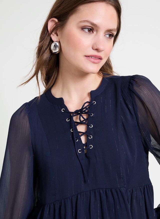 Naf Naf Chemisier Alonit Navy