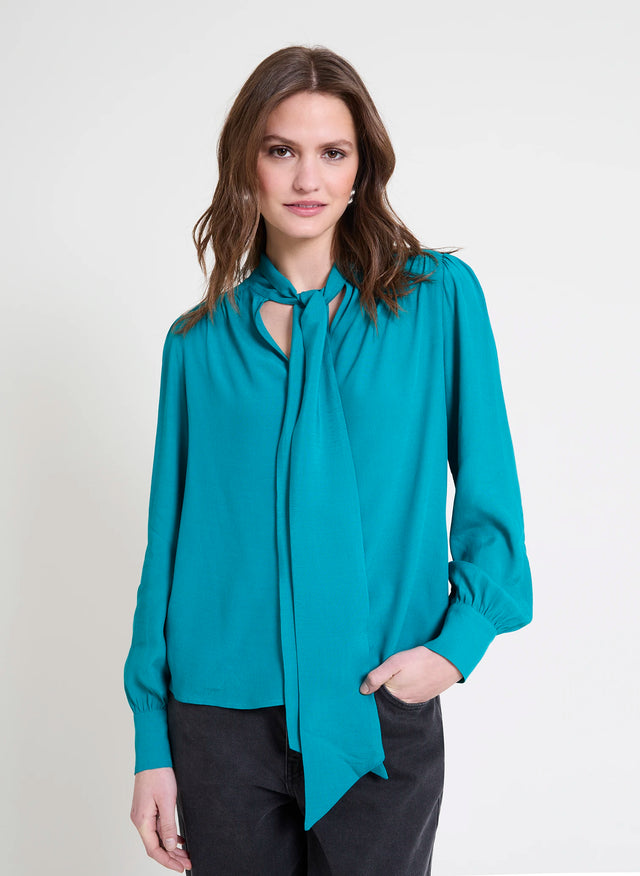 Naf Naf Chemisier Aneth Bleu Sarcelle