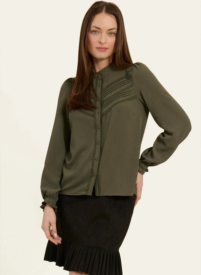 naf naf Chemisier Comedia Faded Kaki