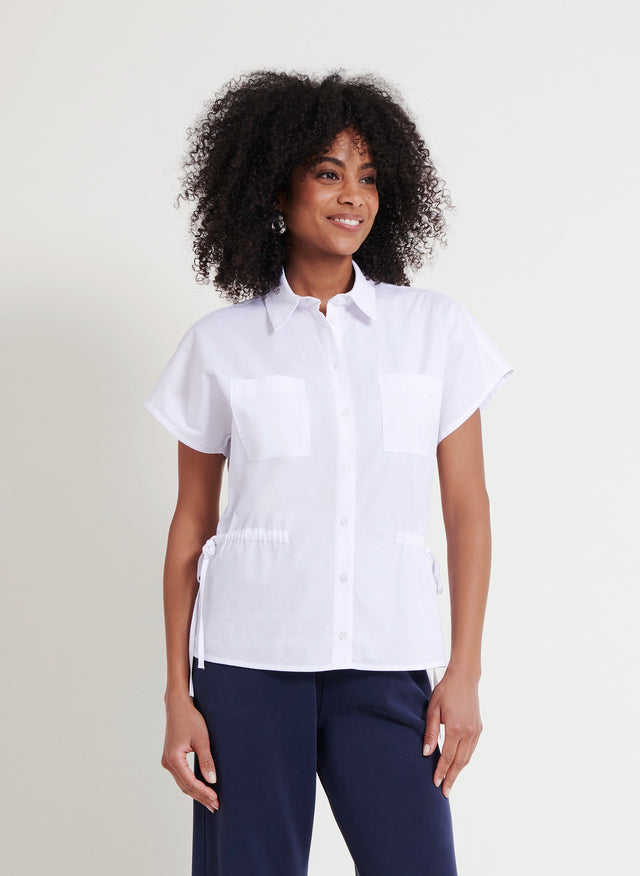 Naf Naf Chemisier Gaia Blanc