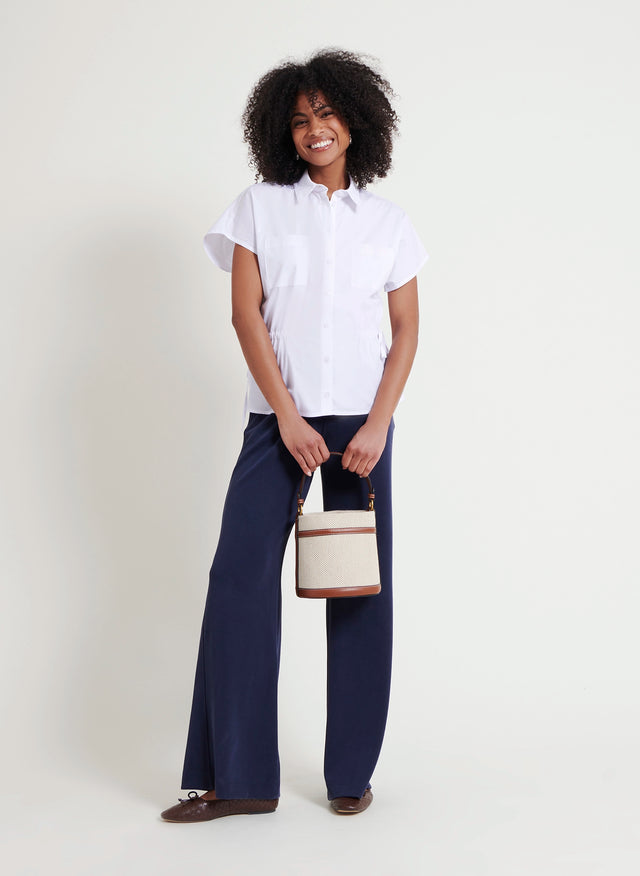 naf naf Chemisier Gaia Blanc