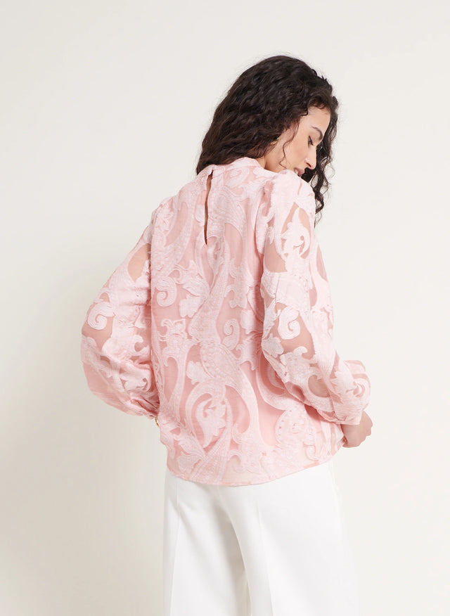 Naf Naf Chemisier Hartvoile Blush