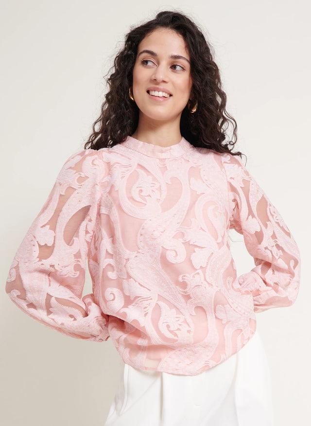 naf naf Chemisier Hartvoile Blush