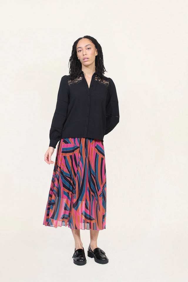 Naf Naf Chemisier Mahina Noir