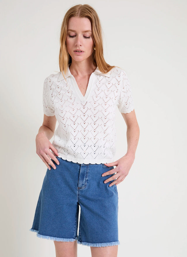 Naf Naf Chemisier Mylene Blanc