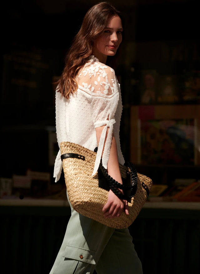 naf naf Chemisier Nuage Blanc