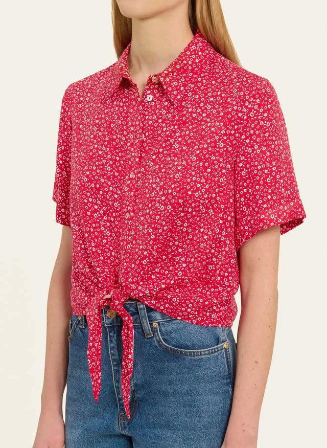 Naf Naf Chemisier Poobahdee Imprime Fleurie