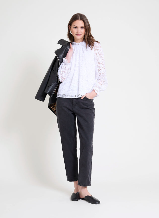 naf naf Chemisier Tuna Blanc