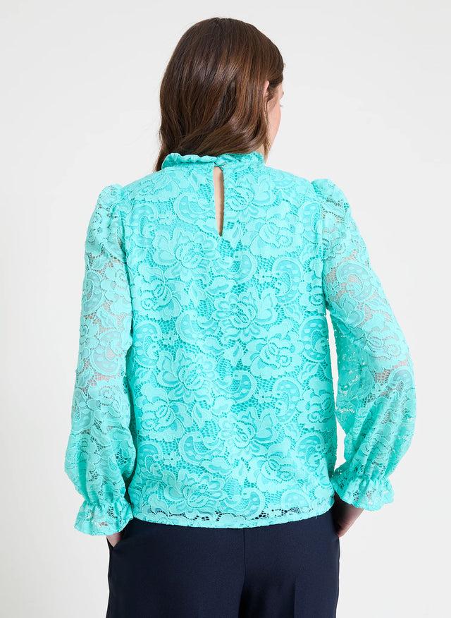 Naf Naf Chemisier Tuna Bleu Turquoise