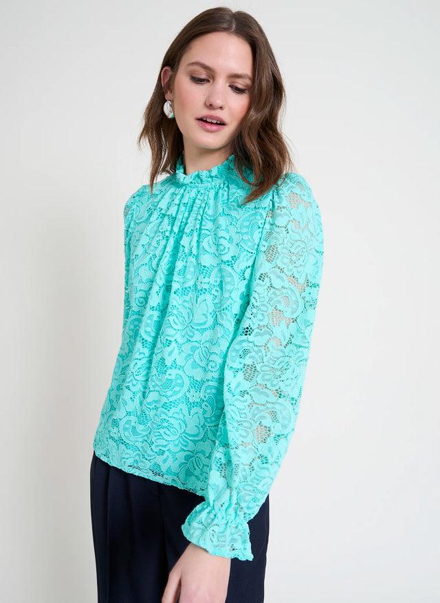 naf naf Chemisier Tuna Bleu Turquoise