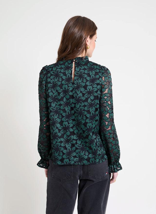 Naf Naf Chemisier Tuna Vert Noir