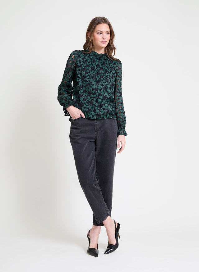 naf naf Chemisier Tuna Vert Noir