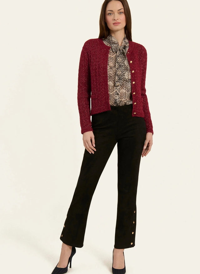 Naf Naf Gilet Edisy Bordeaux