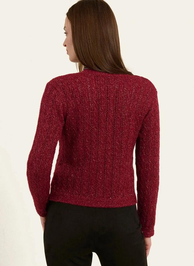 Naf Naf Gilet Edisy Bordeaux