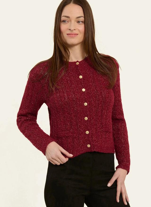 naf naf Gilet Edisy Bordeaux