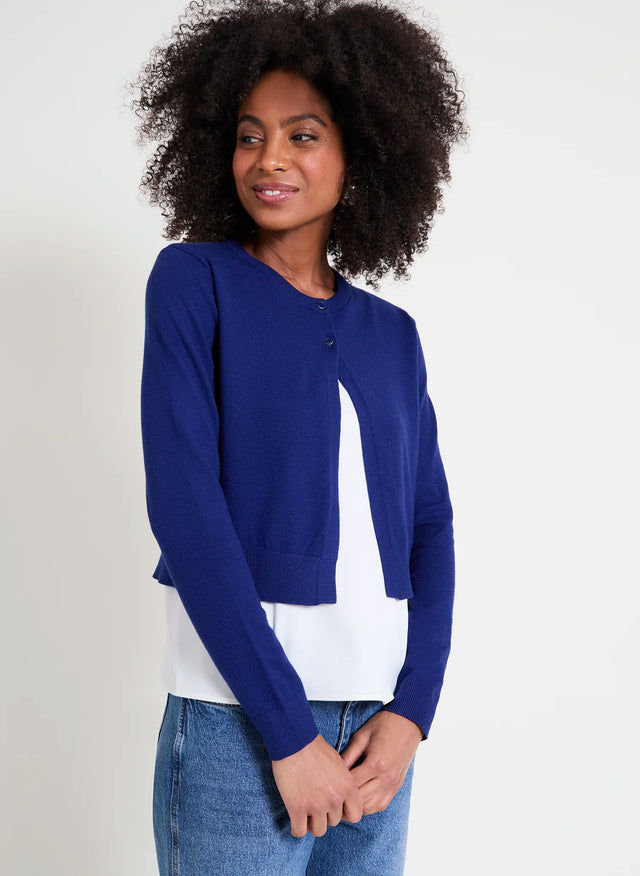 Naf Naf Gilet Mina Bleu Moyen