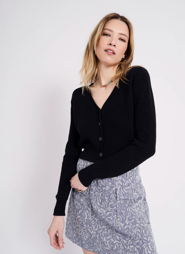 Naf Naf Gilet Muriel Noir