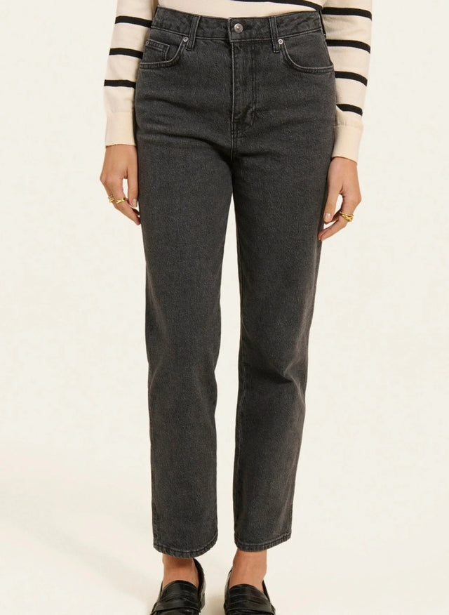 Naf Naf Jean Straight Jasmin Gris Anthracite