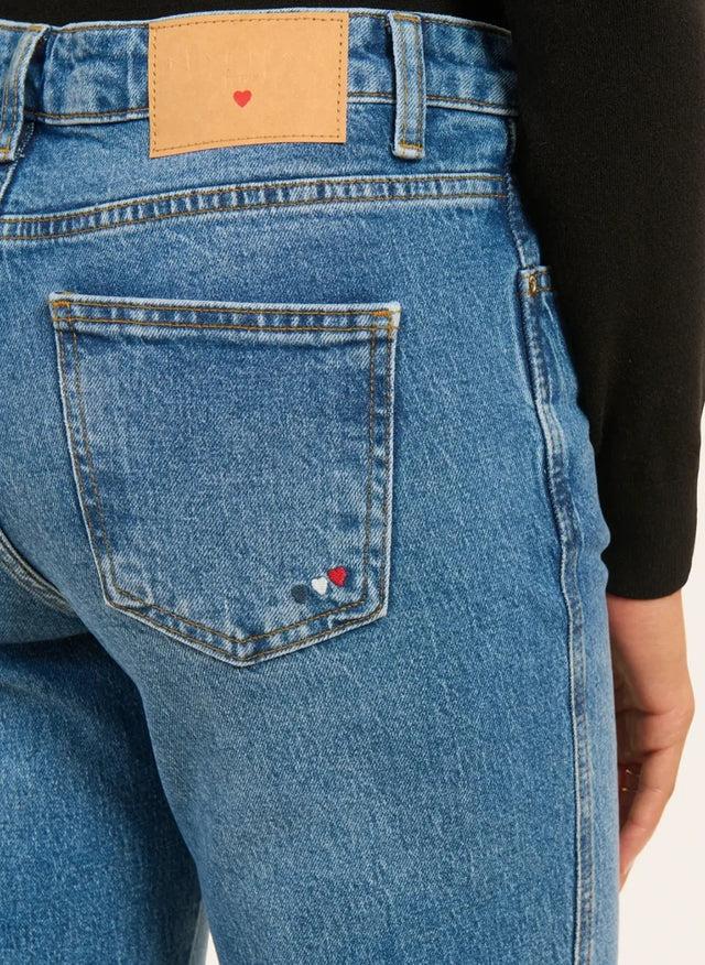 Naf Naf Jean Straight Jasmin Stone