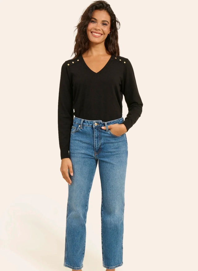 naf naf Jean Straight Jasmin Stone